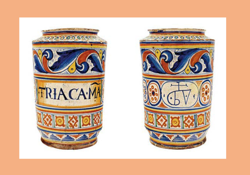 Albarell inscripció triaca